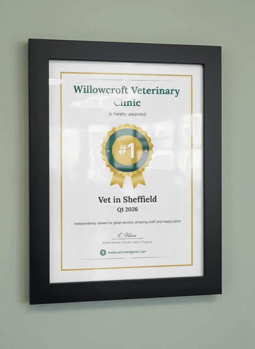 Foiled, Framed Award Certificate